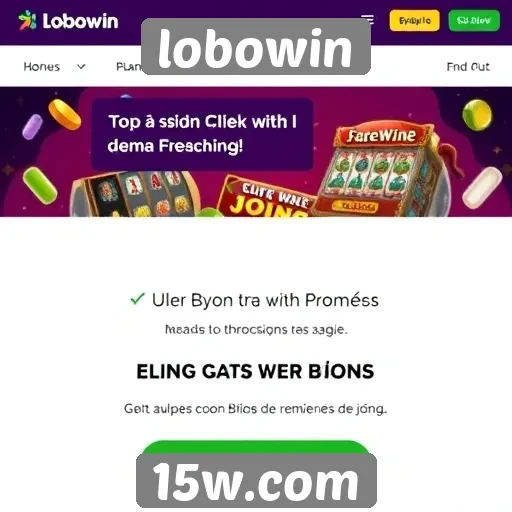 Promoções e bônus disponíveis em lobowin
